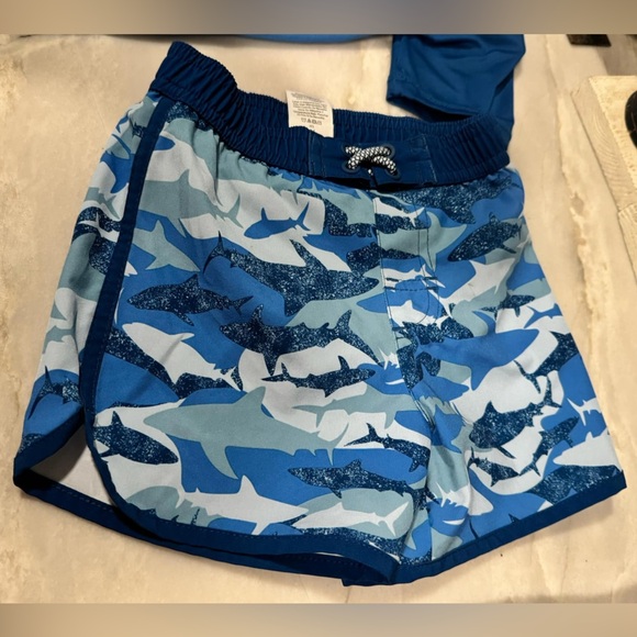 Blue Shark Swim Set 2T - Picture 5 of 5